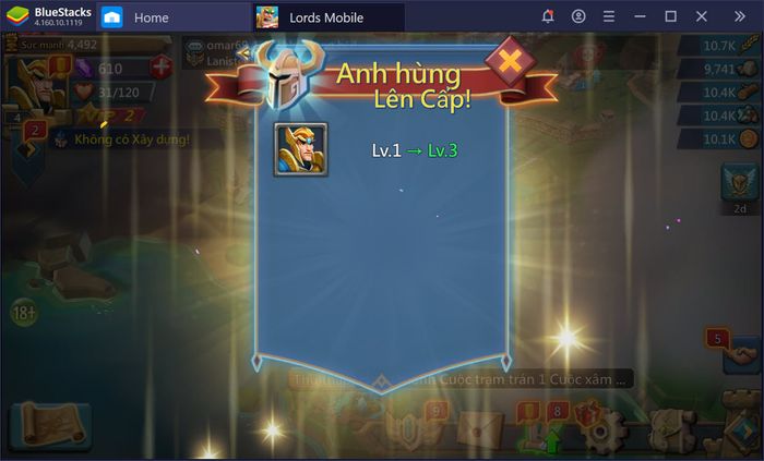 Khám phá thế giới anh hùng trong Lords Mobile với BlueStacks