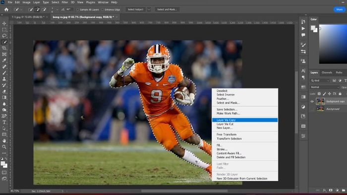 Hướng dẫn sử dụng Alt để giảm vùng chọn trong Photoshop