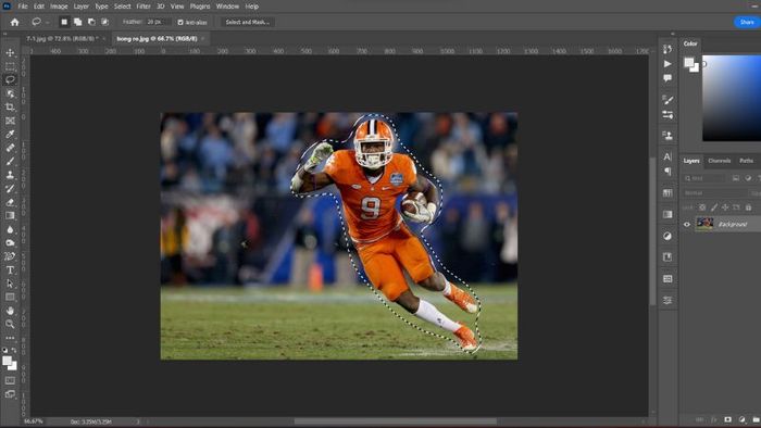 Hướng dẫn cắt ảnh trong Photoshop (9)