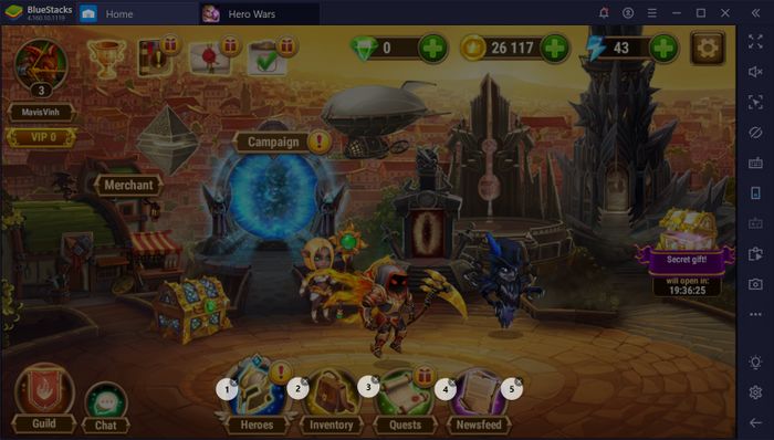 Hãy cùng tham gia Hero Wars - một trò chơi đầy sáng tạo trên BlueStacks