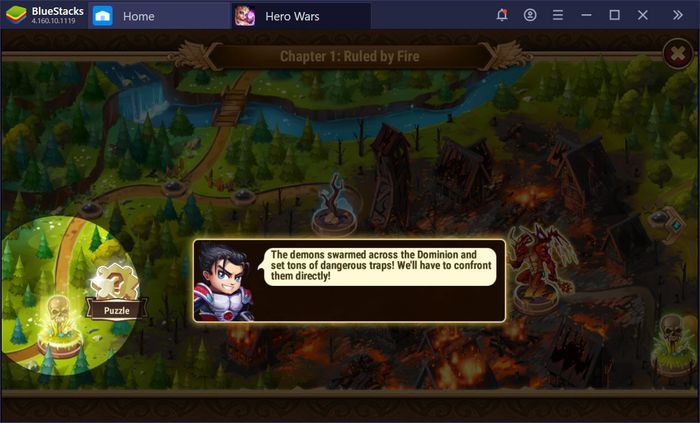 Tham gia cùng Hero Wars - một trò chơi cực sáng tạo trên BlueStacks