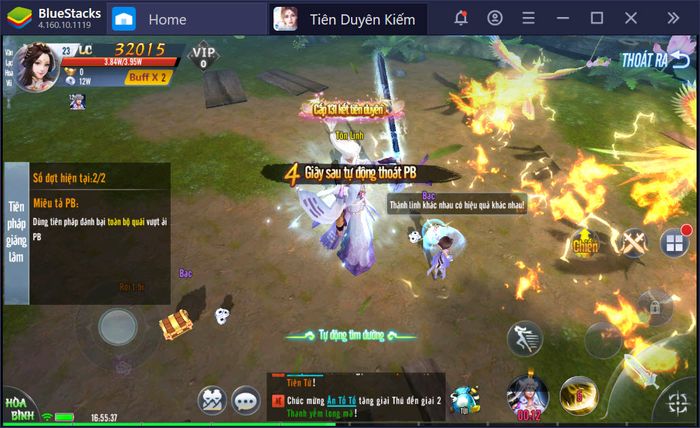 Khám phá thế giới võ hiệp Tiên Duyên Kiếm trên BlueStacks