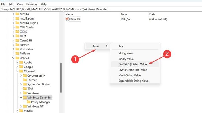 Cách tắt Windows Defender trong Windows 10