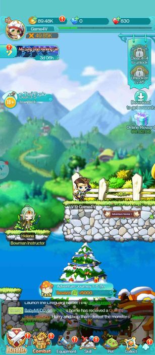 MapleStory R: Evolution trên PC mang đến cho người chơi cảm giác hưng phấn như thời điểm bắt đầu chinh phục thế giới của Nấm Lùn.