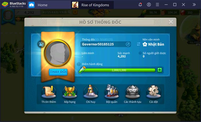 Khám phá thế giới của Rise of Kingdoms cùng BlueStacks