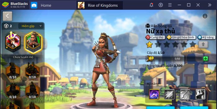 Chinh phục thế giới trong Rise of Kingdoms với BlueStacks