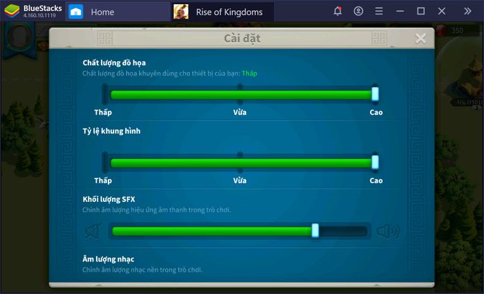 Chinh phục thế giới Rise of Kingdoms với sự hỗ trợ từ BlueStacks