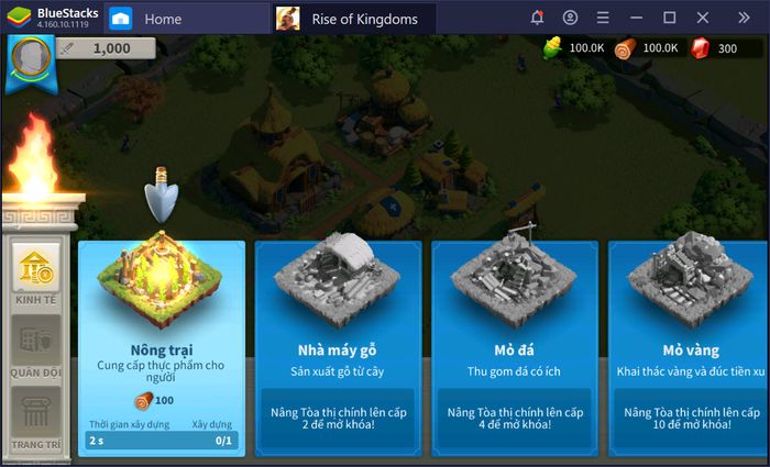 Hành trình chinh phục thế giới Rise of Kingdoms với BlueStacks