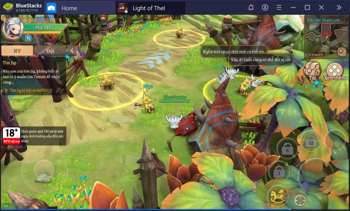 Hãy cùng BlueStacks khám phá thế giới rực rỡ của Light of Thel: Glory of Cepheus.