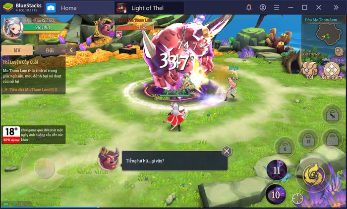 Hãy cùng BlueStacks khám phá thế giới rực rỡ của Light of Thel: Glory of Cepheus.