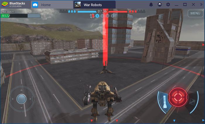 Trải nghiệm cảm giác chinh phục War Robots PC trên Bluestacks