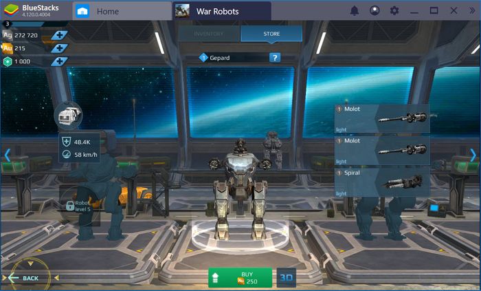 Tham gia chiến trường War Robots trên PC với Bluestacks