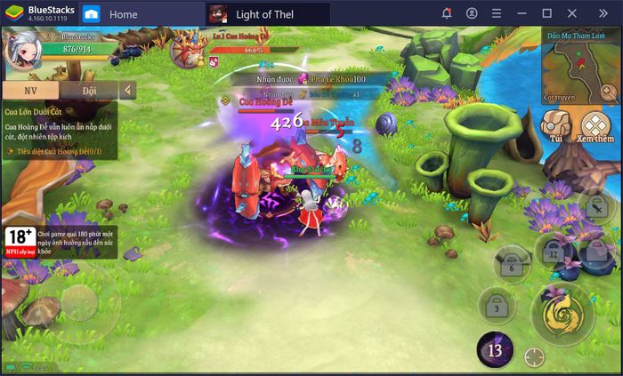 Hãy cùng BlueStacks khám phá thế giới rực rỡ của Light of Thel: Glory of Cepheus.