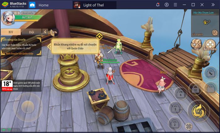 Hãy cùng BlueStacks khám phá thế giới đầy màu sắc của Light of Thel: Vinh quang của Cepheus