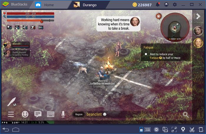 Khám phá thế giới khủng long Durango: Wild Lands cùng BlueStacks để sinh tồn.