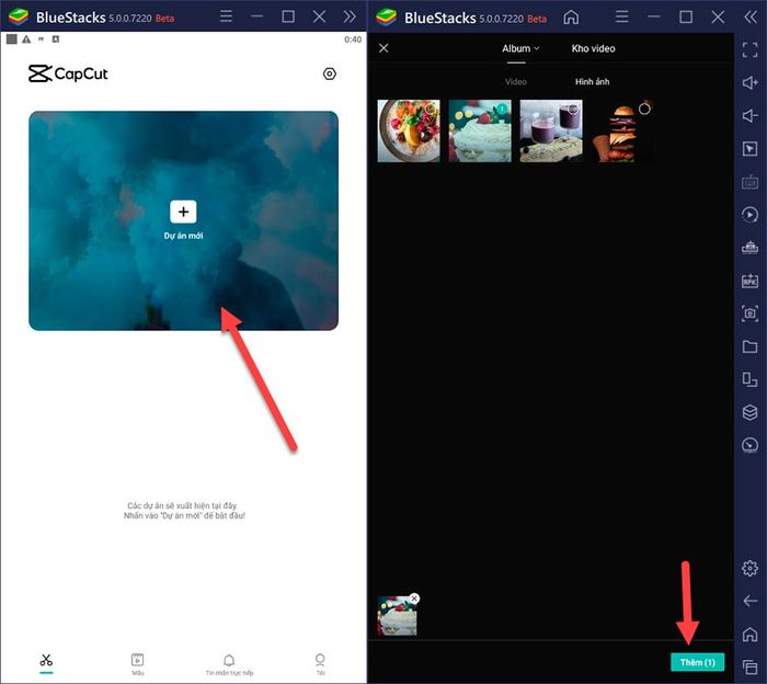 Hướng dẫn sử dụng CapCut để tạo video TikTok nhanh chóng trên BlueStacks