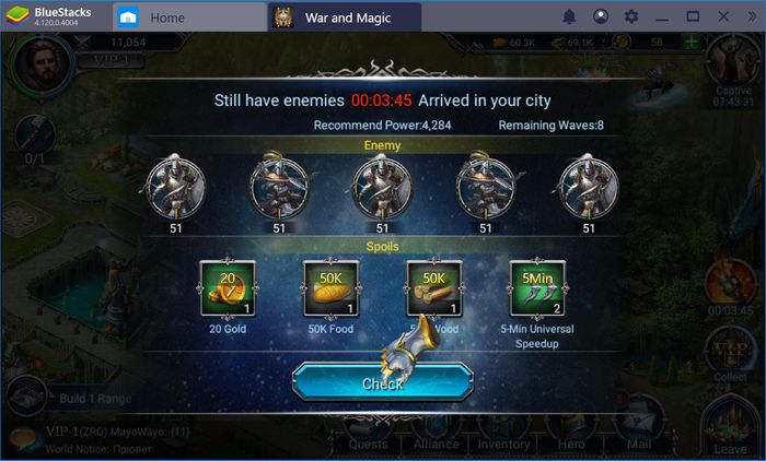 Trải nghiệm game War and Magic trên PC với BlueStacks