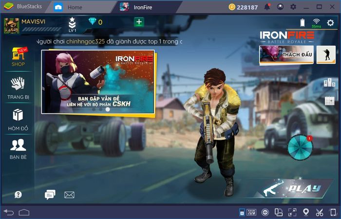 Trải nghiệm IronFire: Tuyệt Đỉnh Sinh Tồn trên PC với BlueStacks