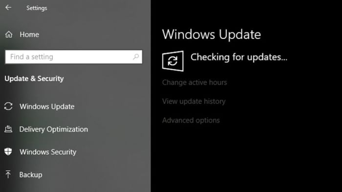 Cập nhật Windows 10 bằng Windows Update