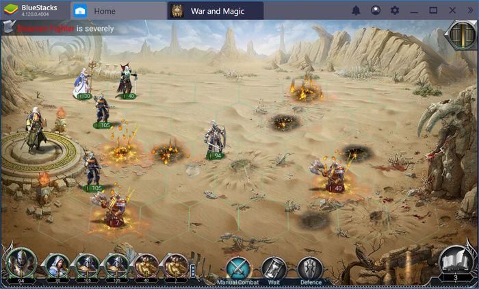 Hãy trải nghiệm War and Magic trên PC cùng BlueStacks