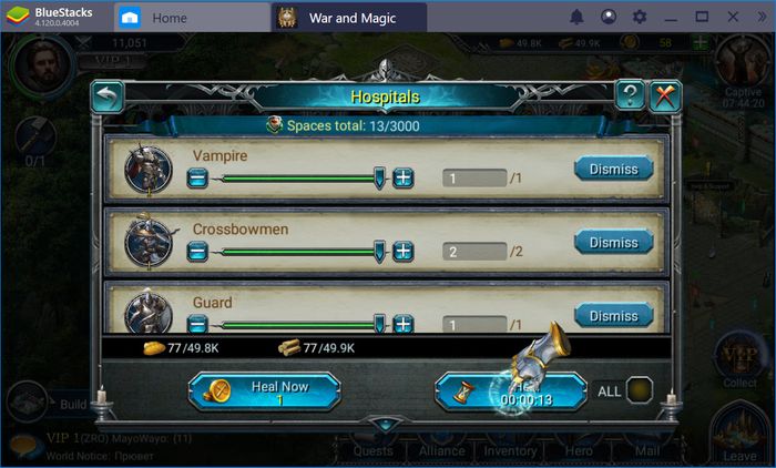 Trải nghiệm War and Magic trên PC với BlueStacks