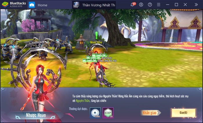 Tham gia cuộc chinh chiến với các vị thần trong Thần Vương Nhất Thế bằng BlueStacks