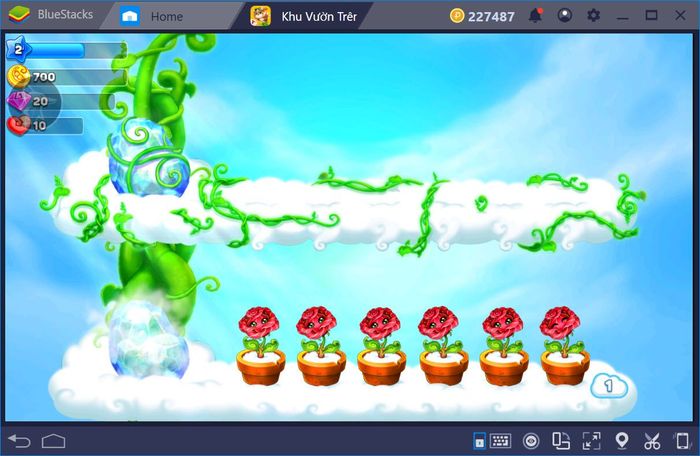 Chơi Sky Garden - Khu Vườn Trên Mây với BlueStacks