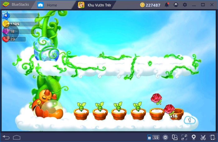 Chơi Sky Garden - Khu Vườn Trên Mây với BlueStacks