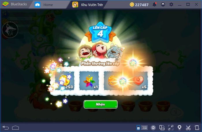 Chơi game Sky Garden - Khu vườn trên mây với BlueStacks