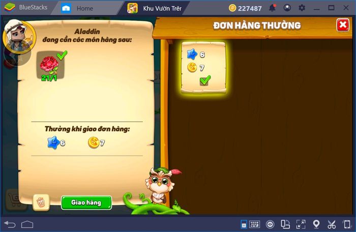 Tham gia Sky Garden - Khu vườn trên mây với BlueStacks