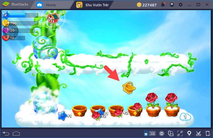 Chơi Sky Garden - Khu Vườn Trên Mây với BlueStacks