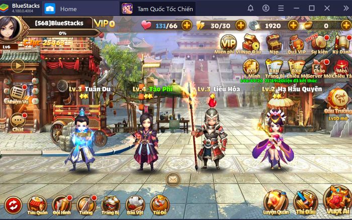 Đắm chìm vào thế giới Tam Quốc Tốc Chiến cùng BlueStacks