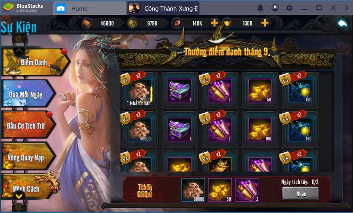 Trải nghiệm game Công Thành Xưng Đế Mobile cùng BlueStacks