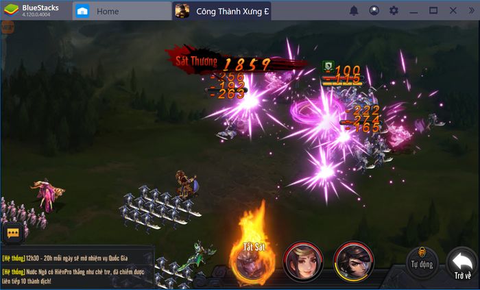 Trải nghiệm game Công Thành Xưng Đế Mobile với BlueStacks