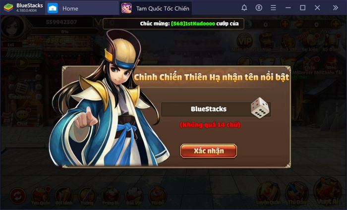 Chiêm ngưỡng không gian hoài niệm của Tam Quốc Tốc Chiến cùng BlueStacks