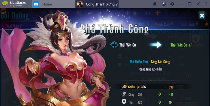 Trải nghiệm Công Thành Xưng Đế Mobile cùng BlueStacks