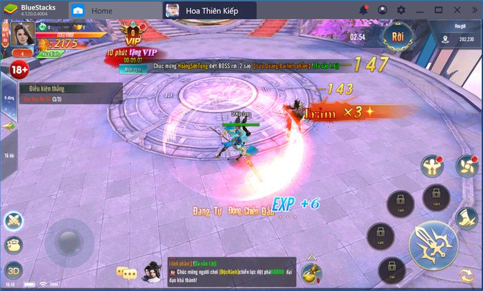 Phiêu lưu thế giới ảo mộng trong Hoa Thiên Kiếp với Bluestacks