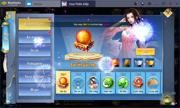 Khám phá thế giới ảo mộng trong Hoa Thiên Kiếp với Bluestacks