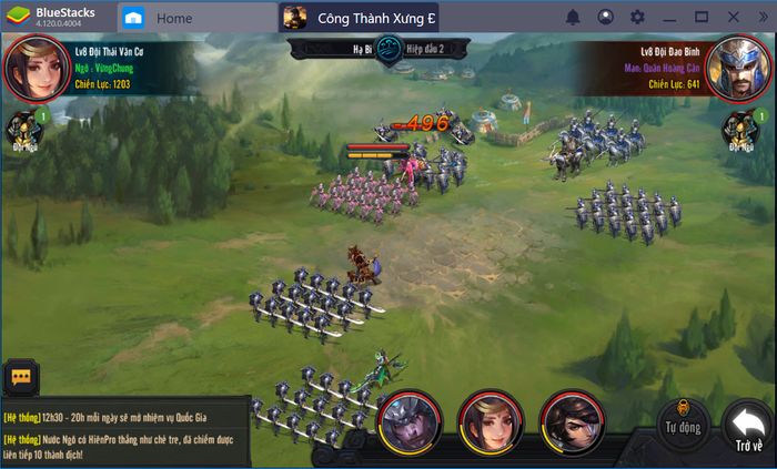 Trải nghiệm game Công Thành Xưng Đế Mobile với BlueStacks