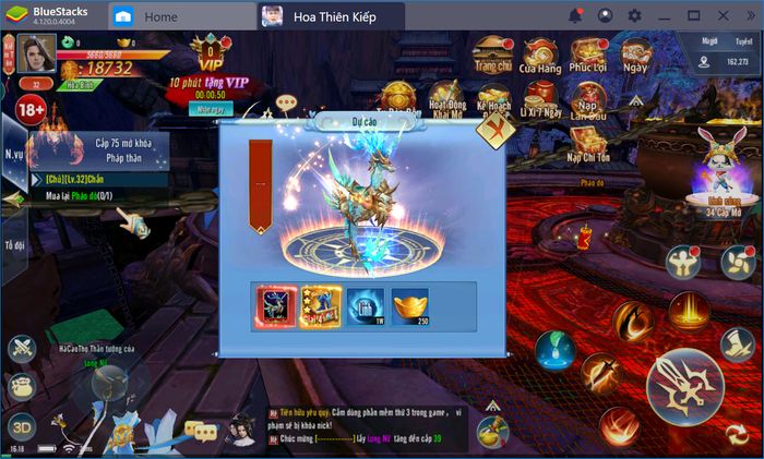 Khám phá thế giới ảo mộng trong Hoa Thiên Kiếp với Bluestacks