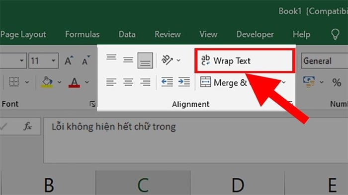 Do đó, để khắc phục tình trạng trên, một trong những tính năng giúp người dùng dễ dàng hiển thị đầy đủ nội dung dữ liệu trong cùng một ô mà không cần lo phần văn bản sẽ tự động chuyển sang ô kế bên là tính năng Wrap Text. Tính năng Wrapping Text nghĩa là các dữ liệu hiển thị dưới dạng văn bản có nhiều dòng ngắn thay vì ở dạng dòng dài. Việc này sẽ giúp người dùng tránh được tình trạng các cột bị ngắt chữ, dữ liệu văn bản sẽ dễ đọc hơn và cực kỳ tiện lợi khi in bảng Excel.