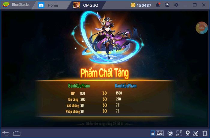 Trải nghiệm OMG 3Q trên PC với BlueStacks