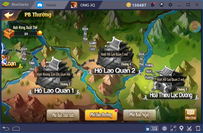 Trải nghiệm OMG 3Q trên PC với BlueStacks