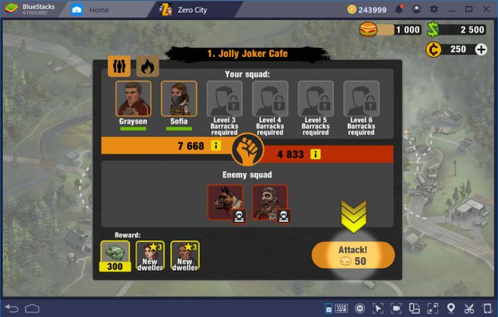 Trải nghiệm Zero City: Zombie Shelter Survival trên PC với BlueStacks