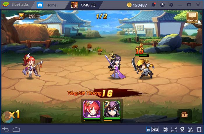 Trải nghiệm OMG 3Q trên PC với BlueStacks