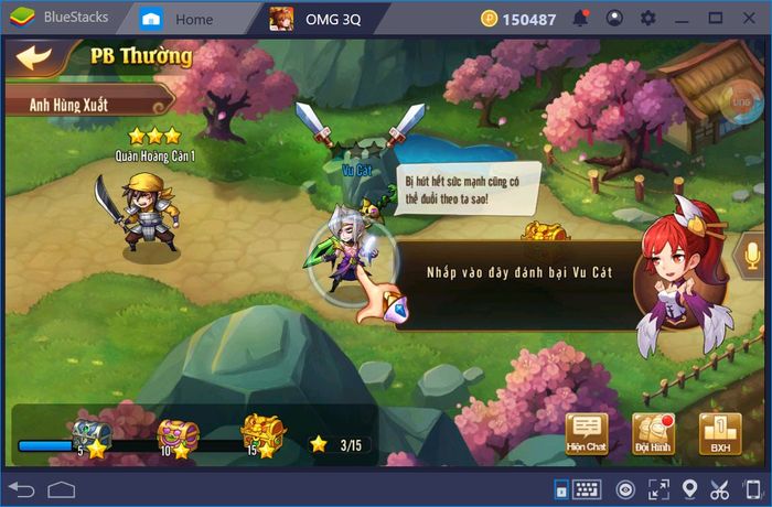 Trải nghiệm OMG 3Q trên PC với BlueStacks