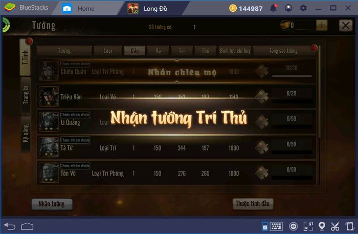 Trải nghiệm Long Đồ Bá Nghiệp trên máy tính với BlueStacks