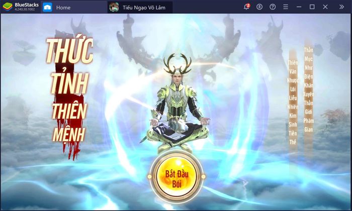 Chinh phục thế giới võ lâm cùng BlueStacks