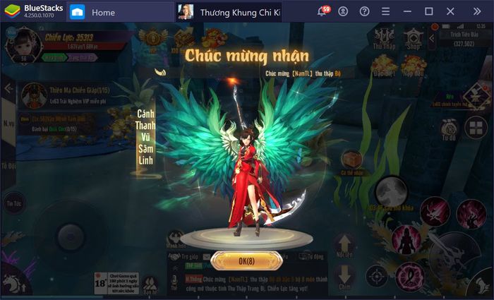 Khám phá thế giới kiếm hiệp kỳ ảo Thương Khung Chi Kiếm cùng BlueStacks