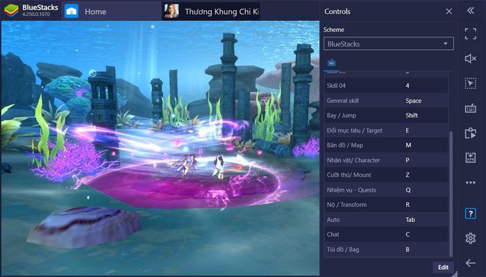 Du ngoạn thế giới kiếm hiệp kỳ ảo Thương Khung Chi Kiếm cùng BlueStacks